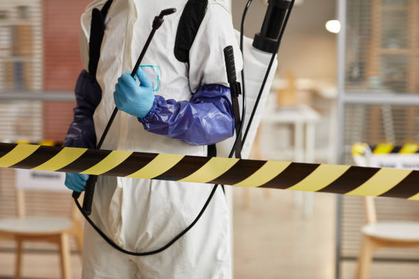 Professional Hoarding Cleanup technician working in Leslie, MI